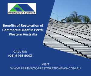 Commercial roof restoration in Perth