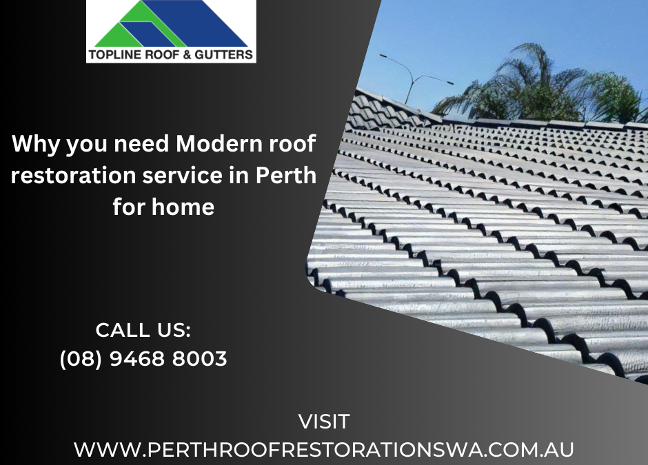 modern roof restoration service in Perth
