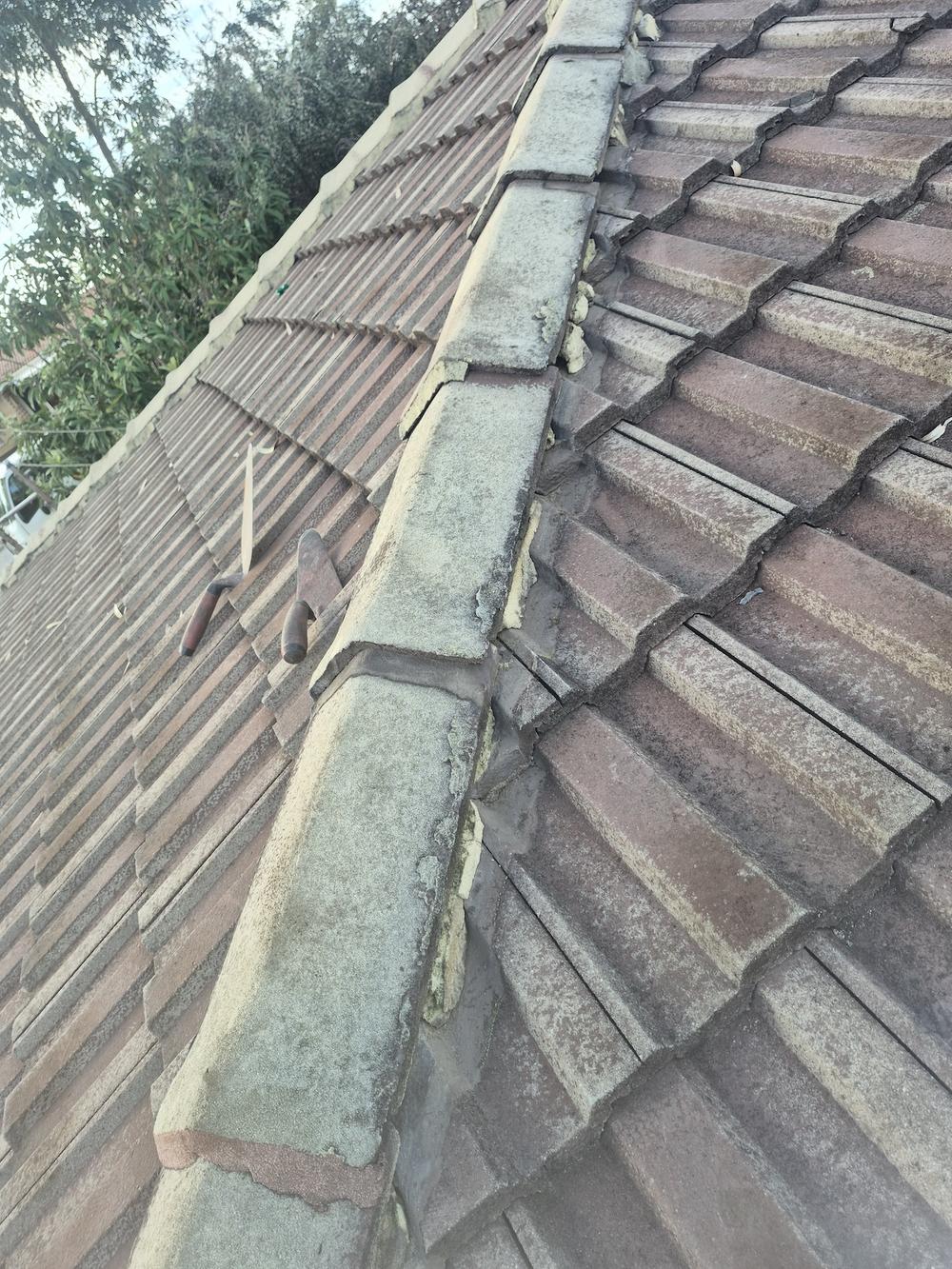 Before photo of roof maintenance in Dianella.
